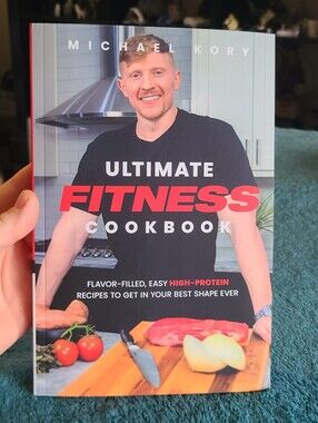 Michael Kory Ultimate Fitness Cookbook - Black & Red Cover